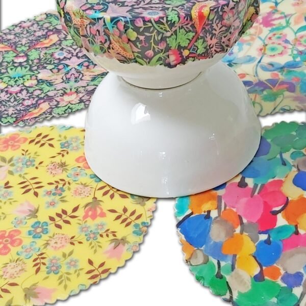 Beeswax Wraps for Lemons & Dipping Pots