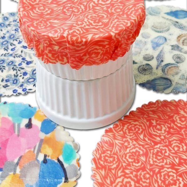 Beeswax Wraps for Limes & Ramekin Pots