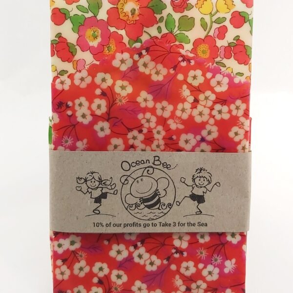 Beeswax Wraps Essential Hex & Rectangle - Set of 2